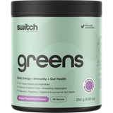 Switch Nutrition Greens Mango Passionfruit — replacement front image (official Switch Nutrition)