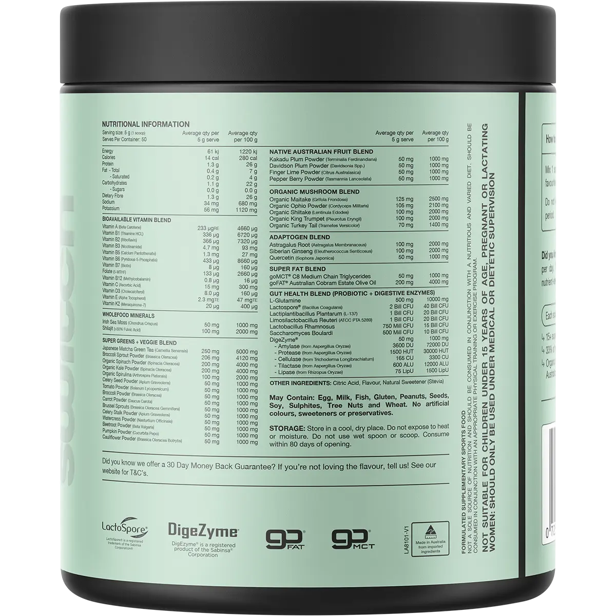 Switch Nutrition Greens Mango Passionfruit