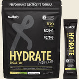 Switch Nutrition Hydrate Perform Sugar Free Lemon Lime