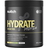 Switch Nutrition Hydrate Perform Sugar Free Lemon Lime — replacement front image (official Switch Nutrition)