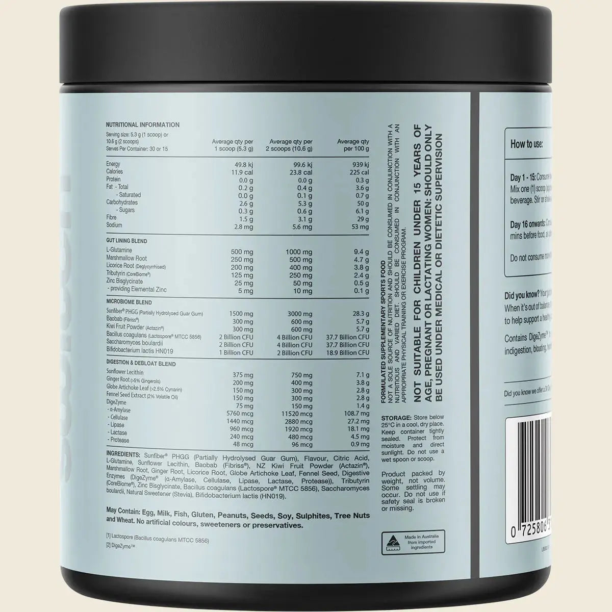 Switch Nutrition Gut Restore Cloudy Apple 159g Switch Nutrition