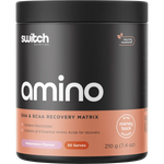 Switch Nutrition Amino EAA & BCAA Electrolyte Recovery Watermelon 210g — replacement front image (official Switch Nutrition)