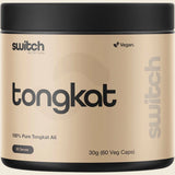 Switch Nutrition Tongkat Ali 100% Pure Tongkat Ali 60 Caps