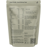 Switch Nutrition Protein Organic Sprouted Plant Choc Sea Salt 900g — back pack image (UHP)