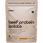 Switch Nutrition Beef Protein Isolate Sample Pouch 4x30g — replacement front image (official Switch Nutrition)