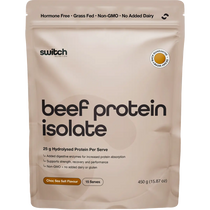 Switch Nutrition Beef Protein Isolate Chocolate Sea Salt — replacement front image (official Switch Nutrition)