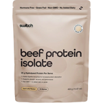 Switch Nutrition Beef Protein Isolate Iced Latte — replacement front image (official Switch Nutrition)