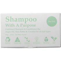 Shampoo with a Purpose Shampoo & Conditioner Bar The O.G. - For All Hair Types 135g — front pack image (UHP)