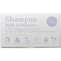 Shampoo with a Purpose Shampoo & Conditioner Bar Dry Or Damaged Hair 135g — front pack image (UHP)