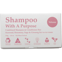 Shampoo with a Purpose Shampoo & Conditioner Bar Volume 135g — front pack image (UHP)