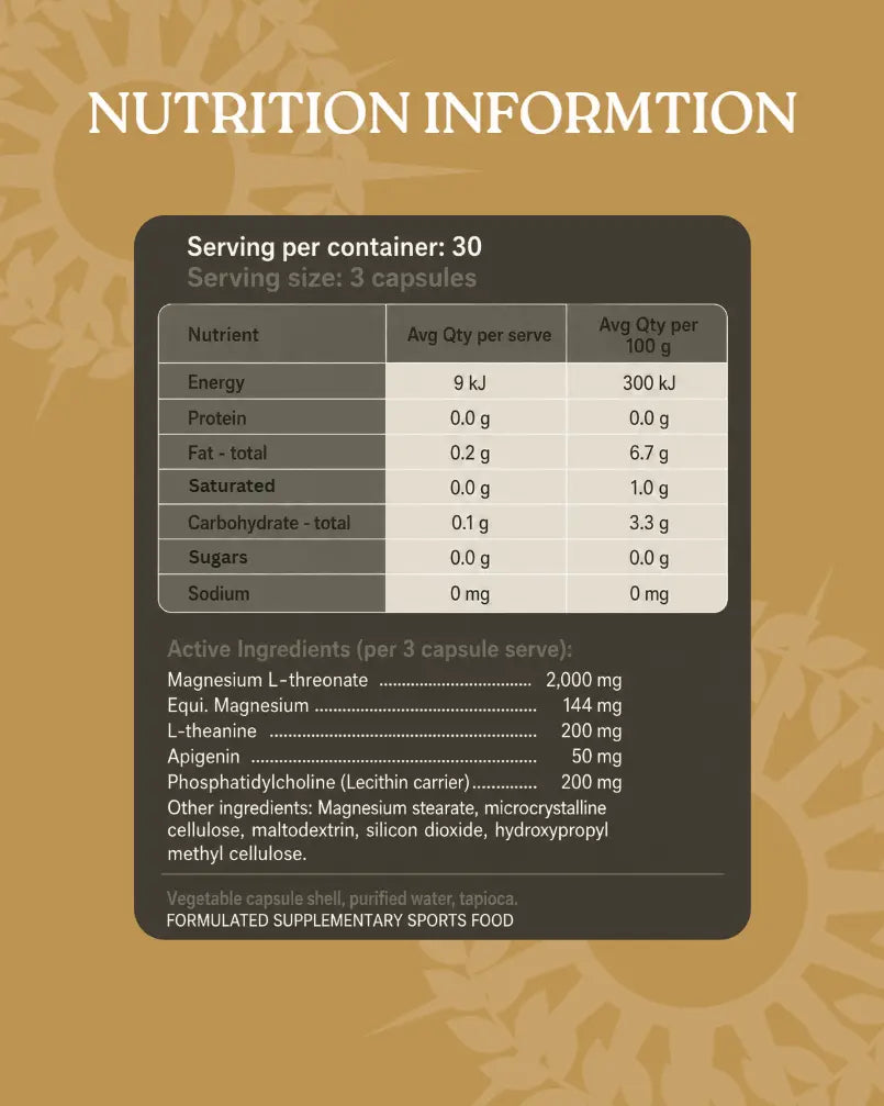 Apollo Nutraceuticals Magnesium L-Threonate 90 Capsules official product image 4