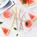 Ever Eco Bent Silicone Straws drink lifestyle image