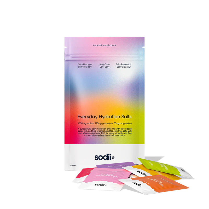 Sodii Everyday Hydration Salts Mixed Flavour 6pk