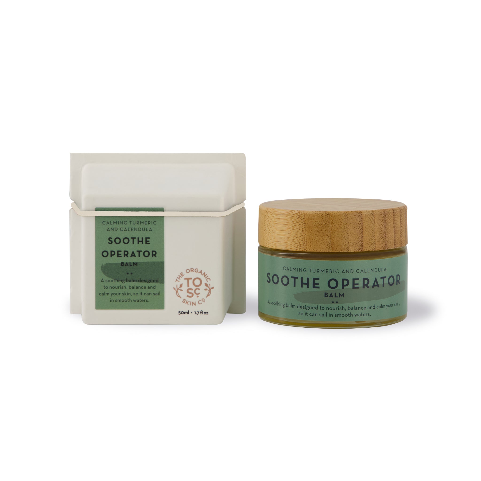 The Organic Skin Co Organic Soothe Operator Balm Calming Turmeric and Calendula 50ml