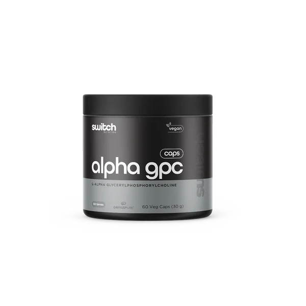 Switch Nutrition Alpha GPC L-Alpha Glycerylphosphorylcholine 60 Caps