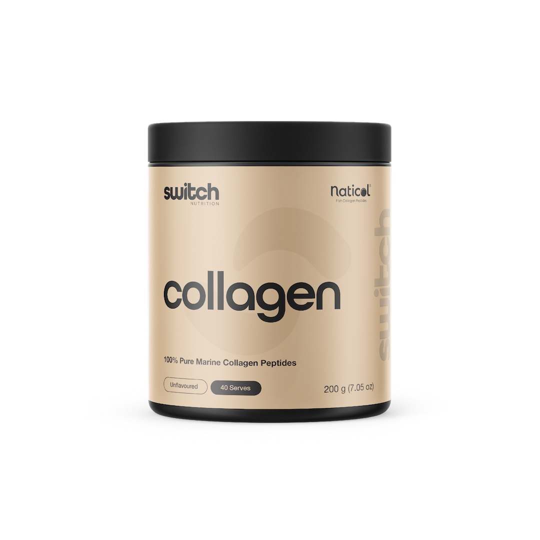 Switch Nutrition Marine Collagen 100% Pure Unflavoured 200g — official front pack image