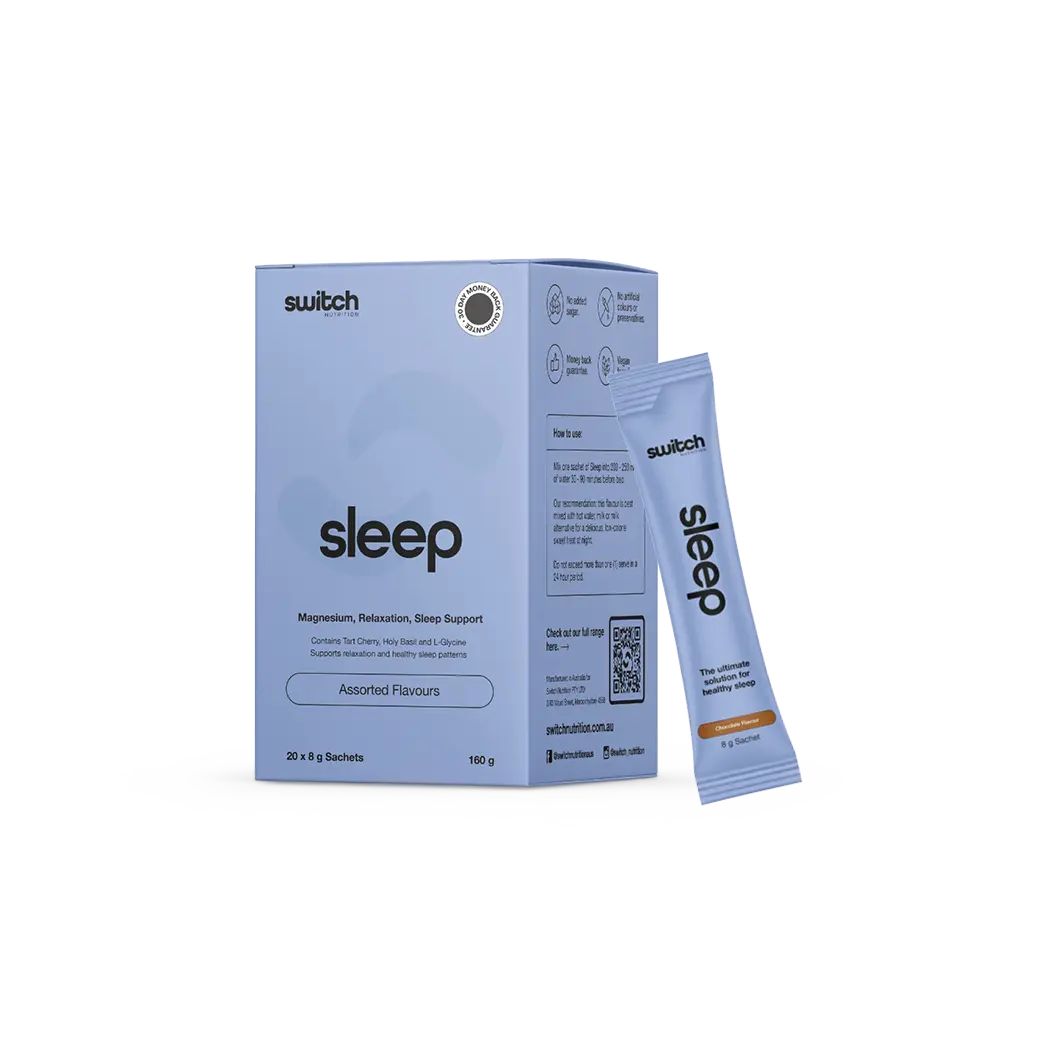 Sleep Magnesium Salted Caramel 400g — current official Switch Sleep range packshot