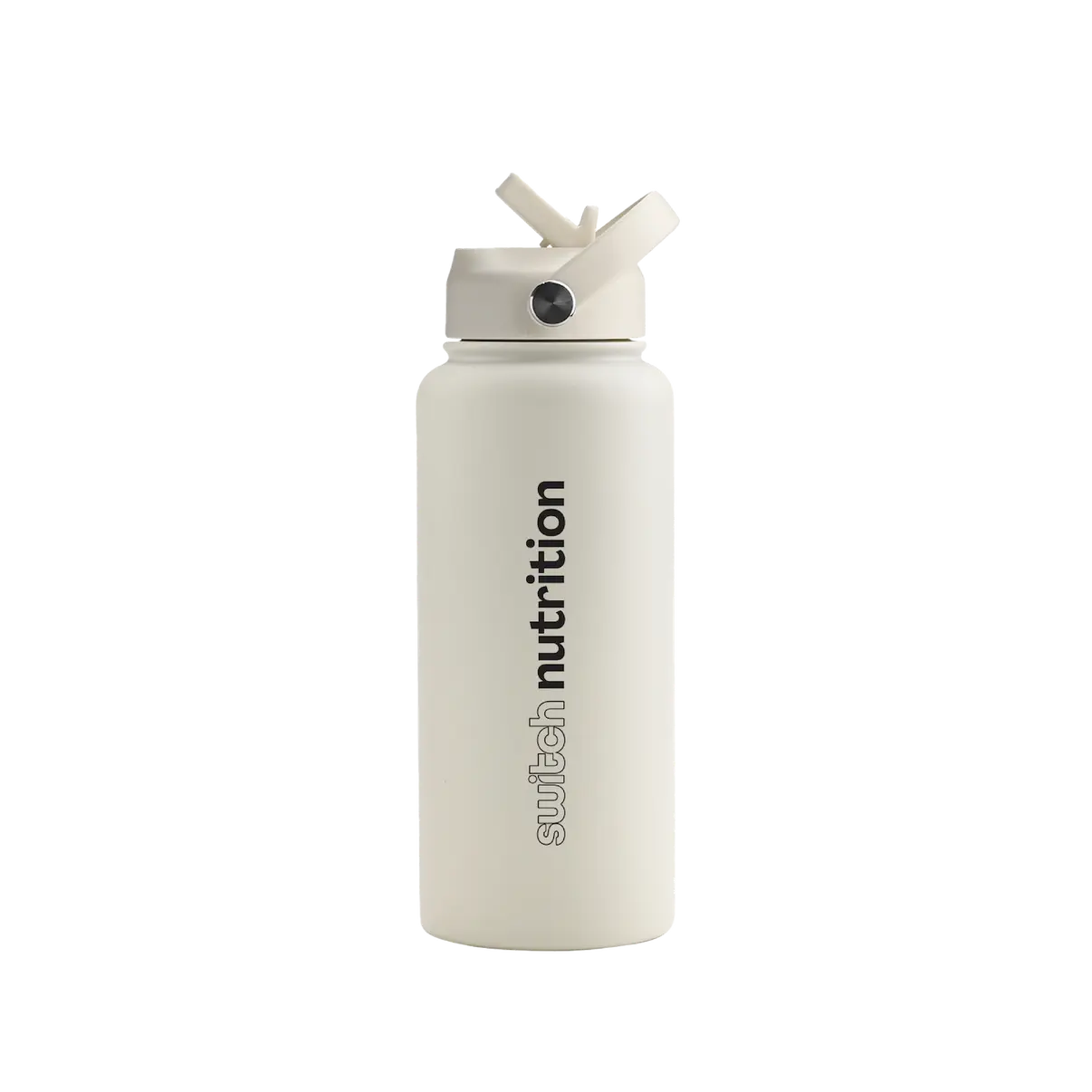 Switch Nutrition Stainless Steel Water Bottle Beige 1L — official product image
