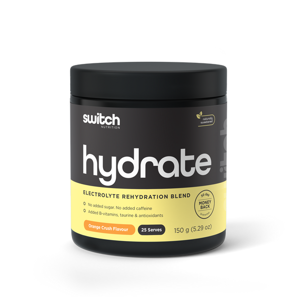 Switch Nutrition Hydrate Electrolytes No Added Sugar Orange Crush  150g