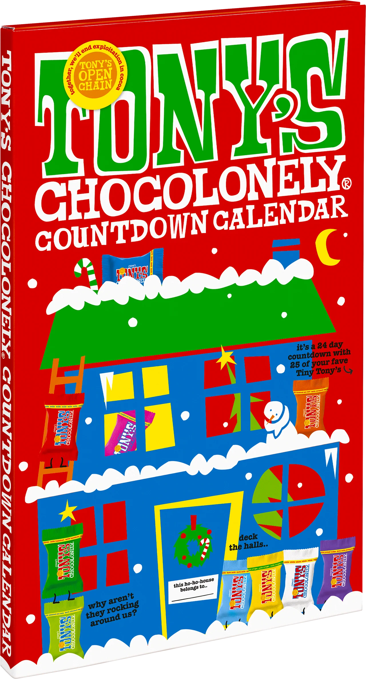 Tony's Chocolonely Countdown Chocolate Advent Calendar 225g