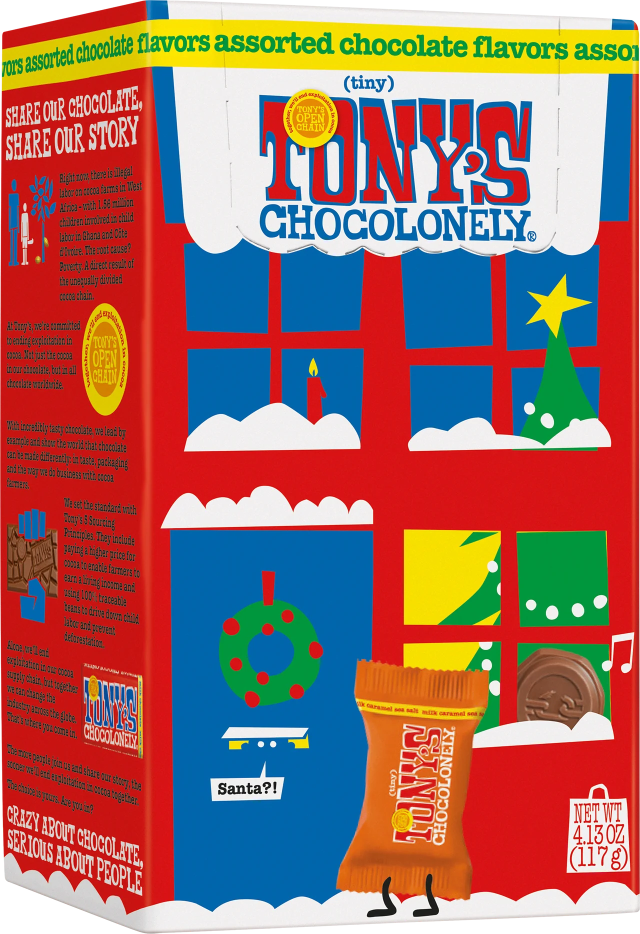 Tony's Chocolonely Tiny Tony's Christmas Gift Box