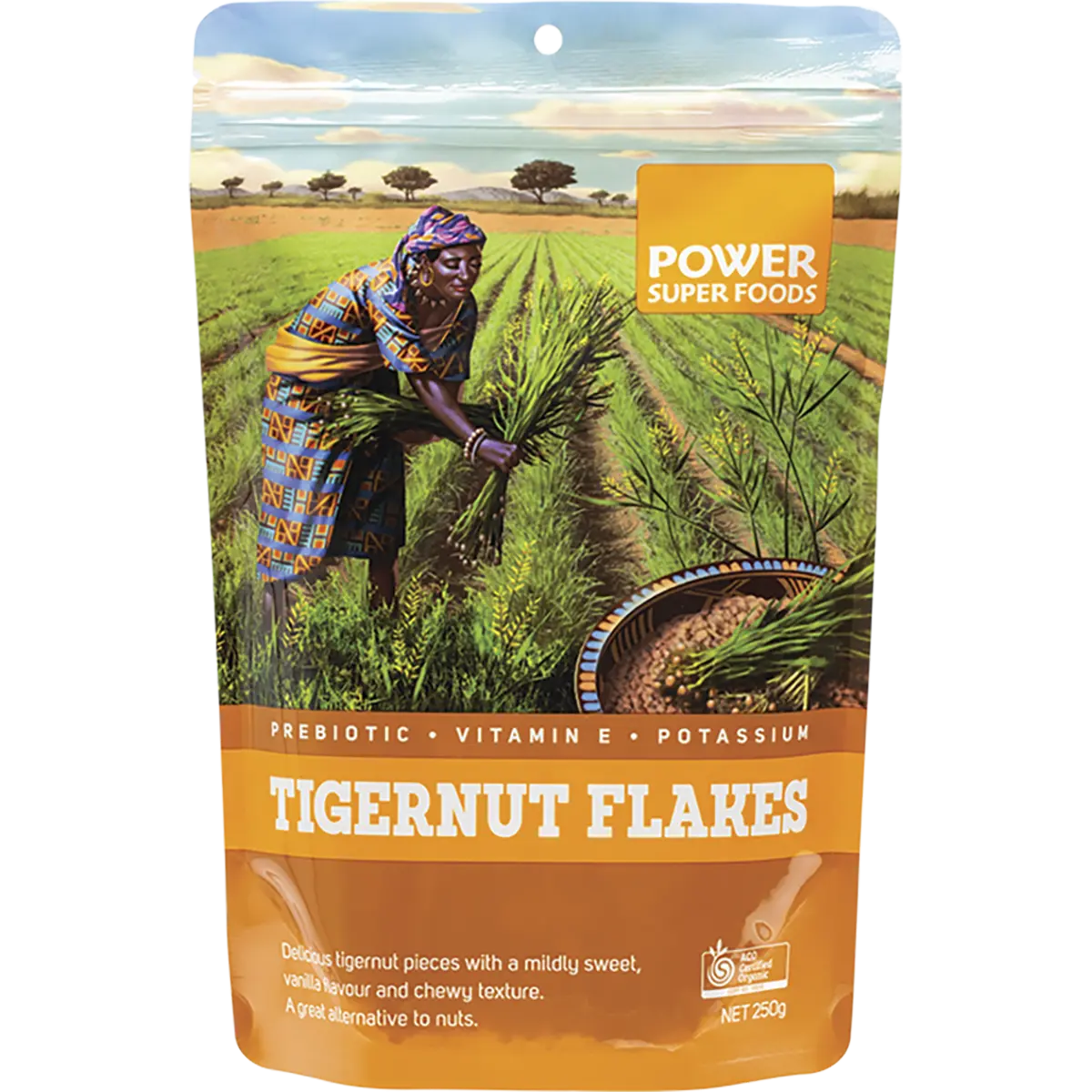 Power Super Foods Tigernut Flakes 250g