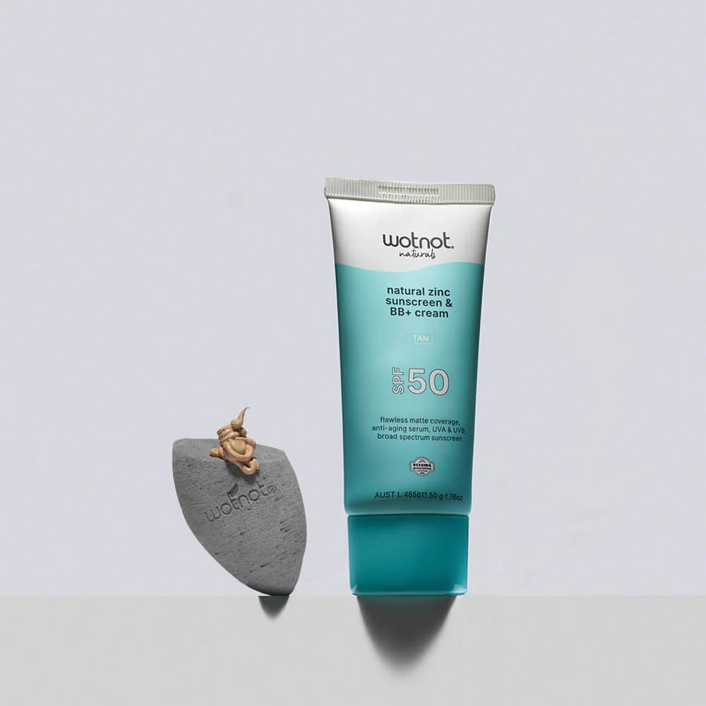 WotNot Natural Zinc Sunscreen & BB+ Cream SPF50