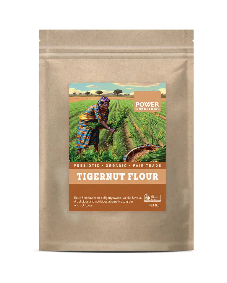 Power Super Foods Tigernut Flour - Origin Cert Org