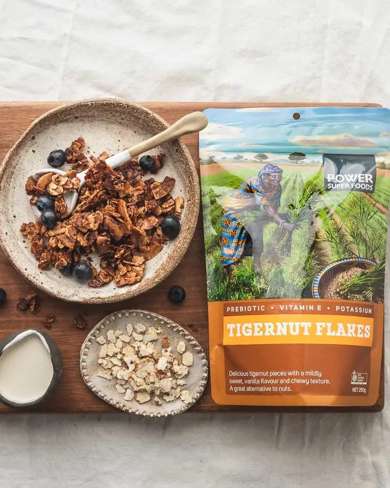 Power Super Foods Tigernut Flakes 250g — official Power Super Foods image