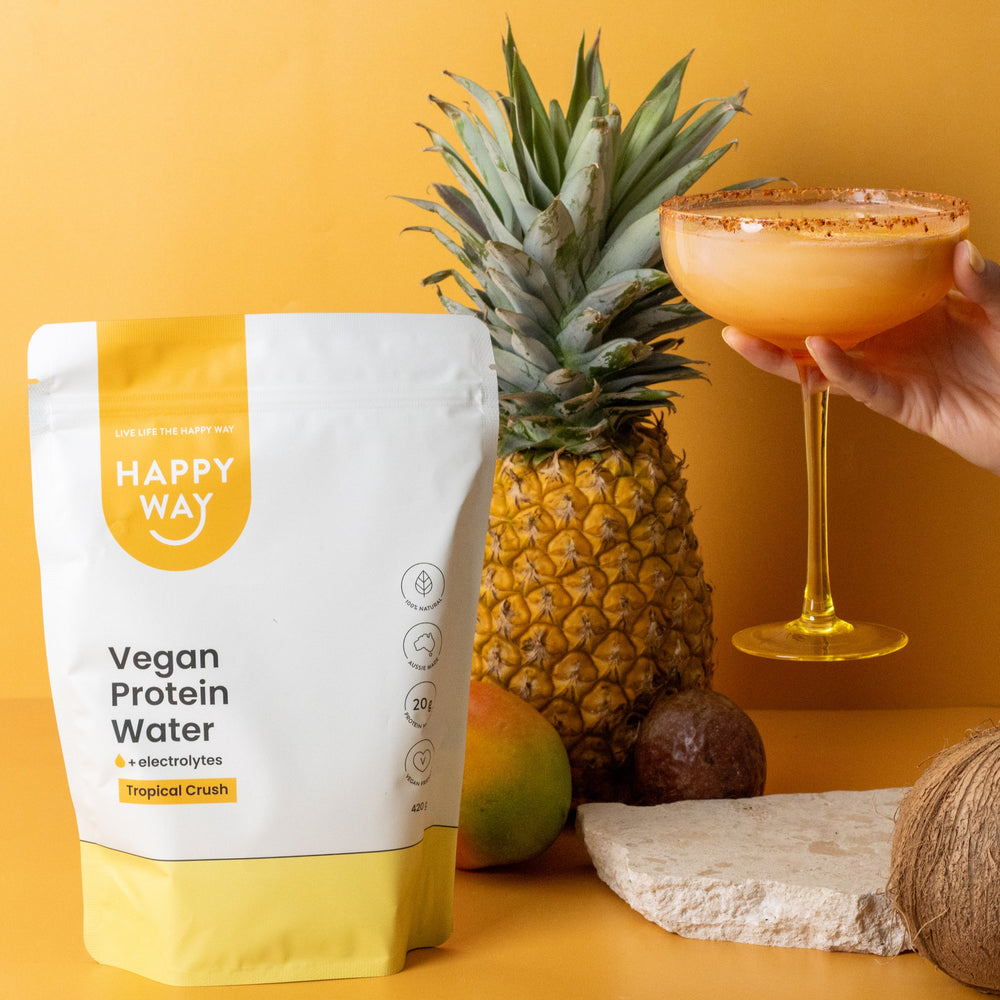 Happy Way Vegan Protein Water Tropical Crush 420g