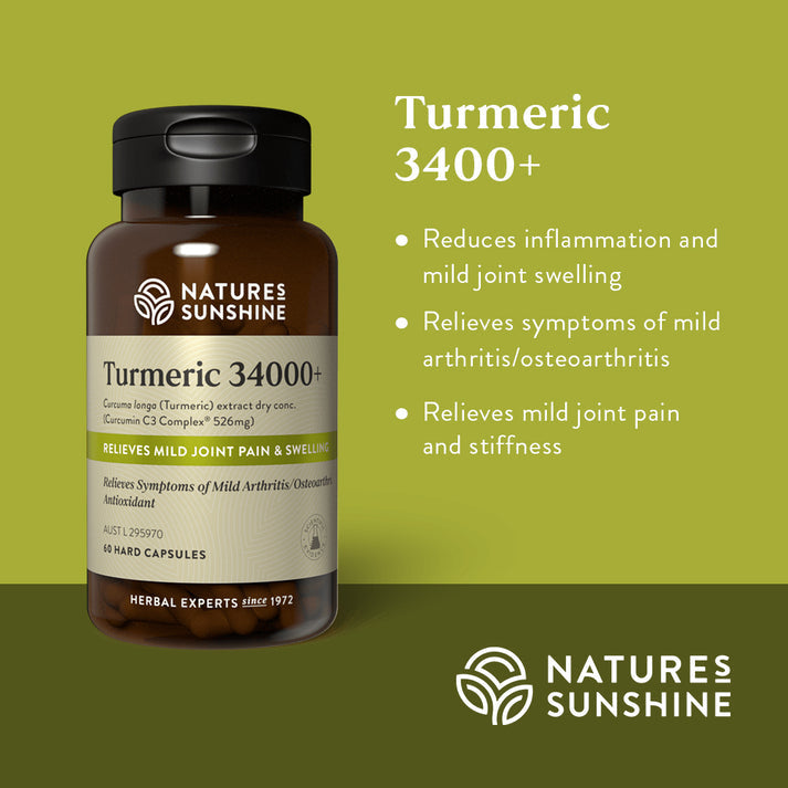 Nature's Sunshine Turmeric 34000+ 60c