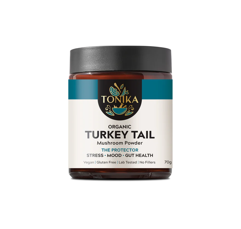 Tonika 100% Organic Mushroom Powder Turkey Tail 70g