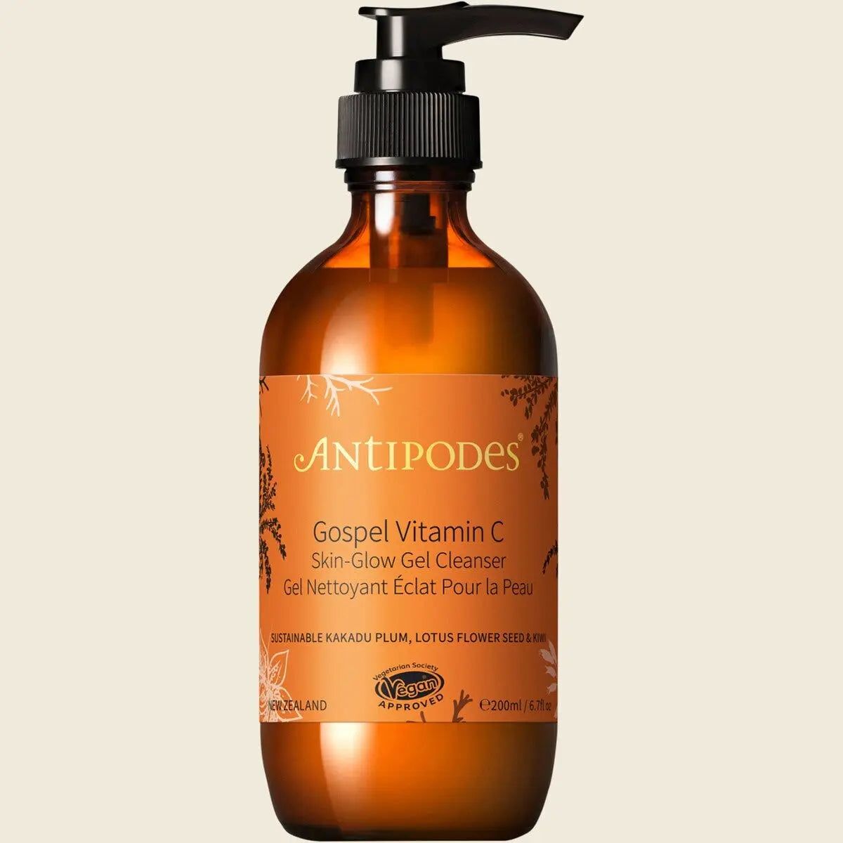 Antipodes Gospel Vitamin C Skin-Glow Gel Cleanser 200ml official UHP product photo