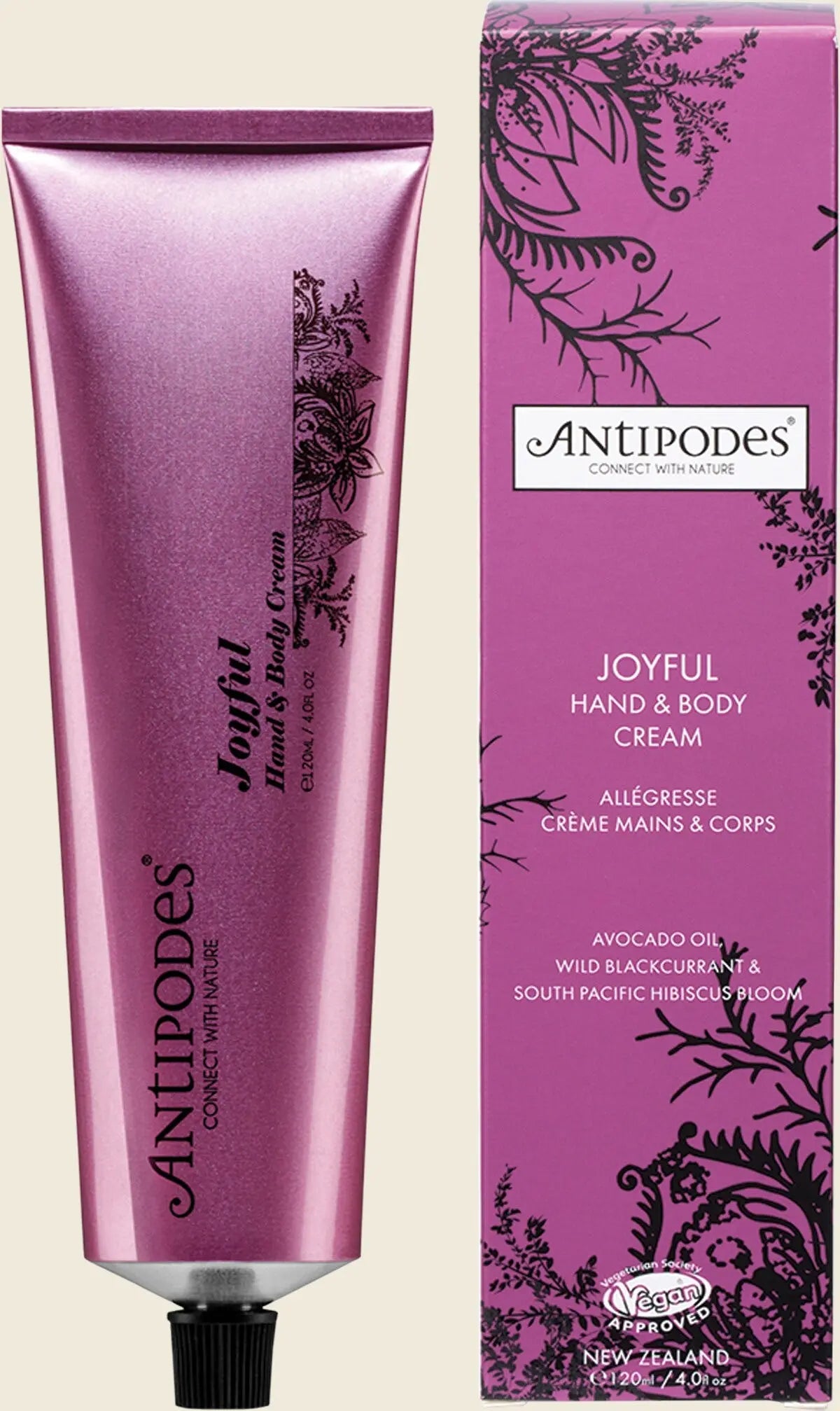 Antipodes Joyful Hand & Body Cream 120ml official UHP product image