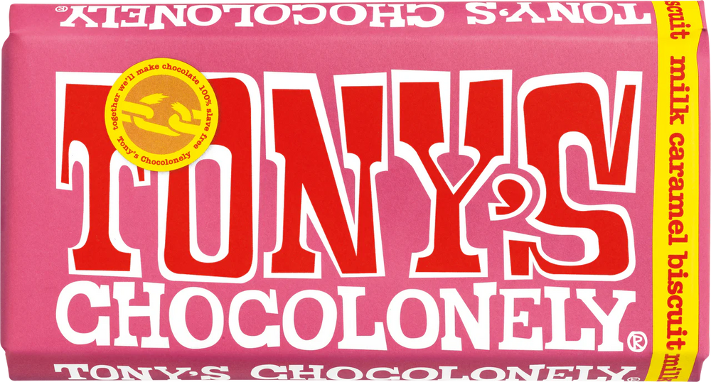 Tony's Chocolonely Milk Caramel biscuit 32%