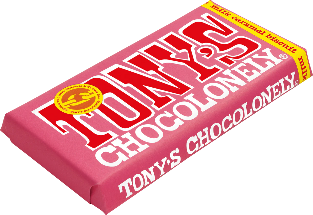 Tony's Chocolonely Milk Caramel biscuit 32%