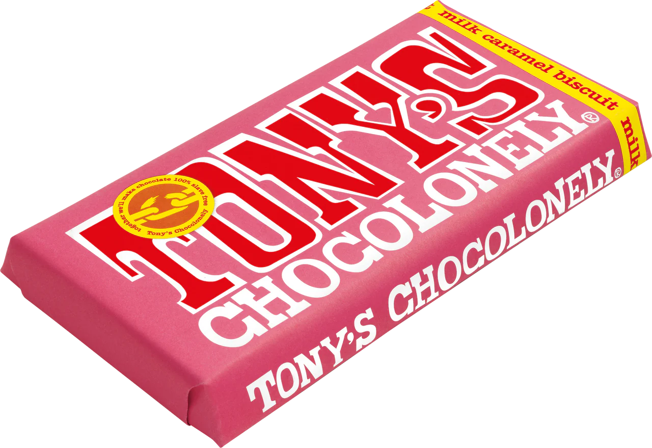 Tony's Chocolonely Milk Caramel biscuit 32%