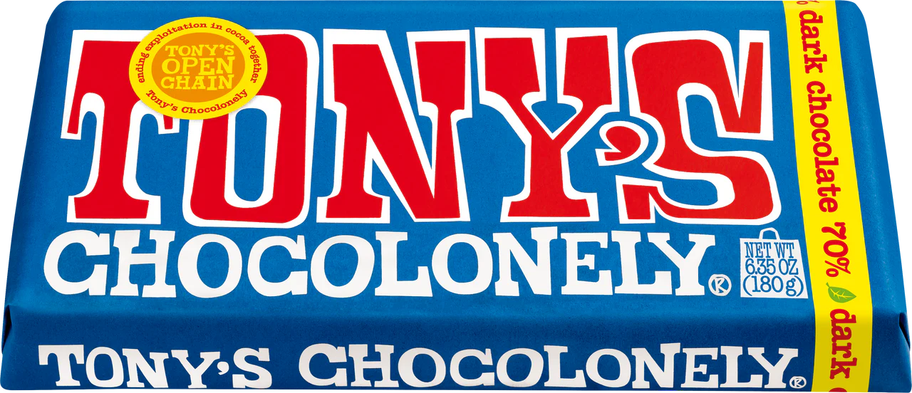 Tony's Chocolonely 70% Dark 180g