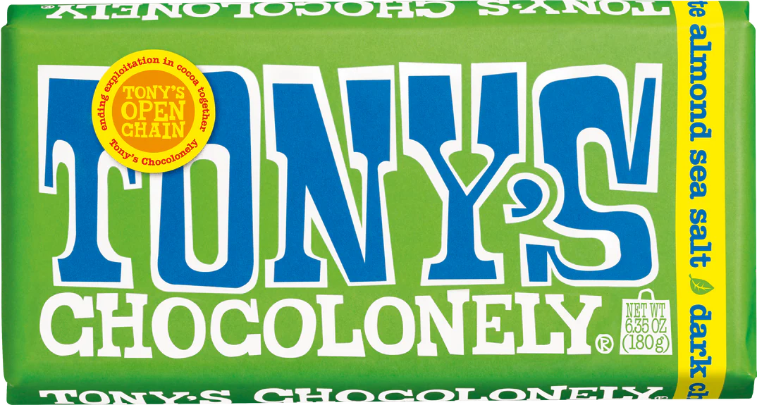 Tony's Chocolonely Almond Sea Salt 51% 180g