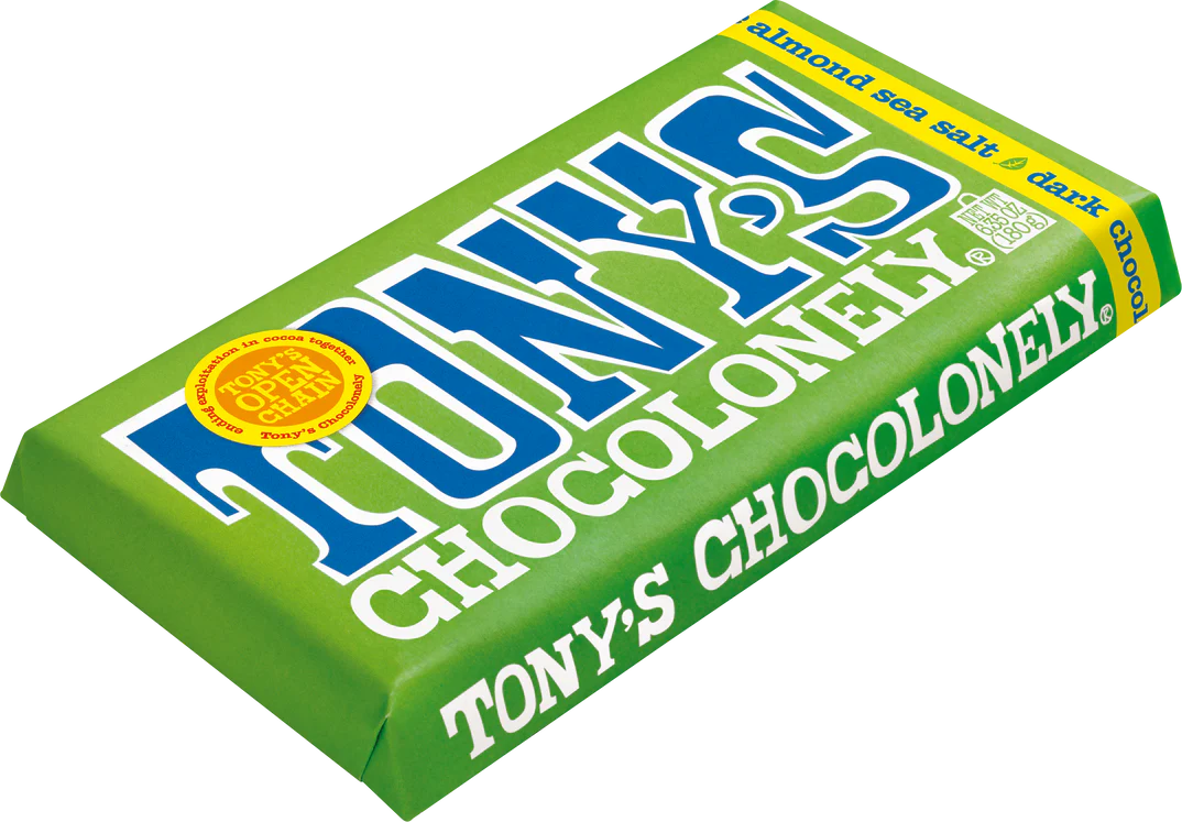 Tony's Chocolonely Almond Sea Salt 51% 180g