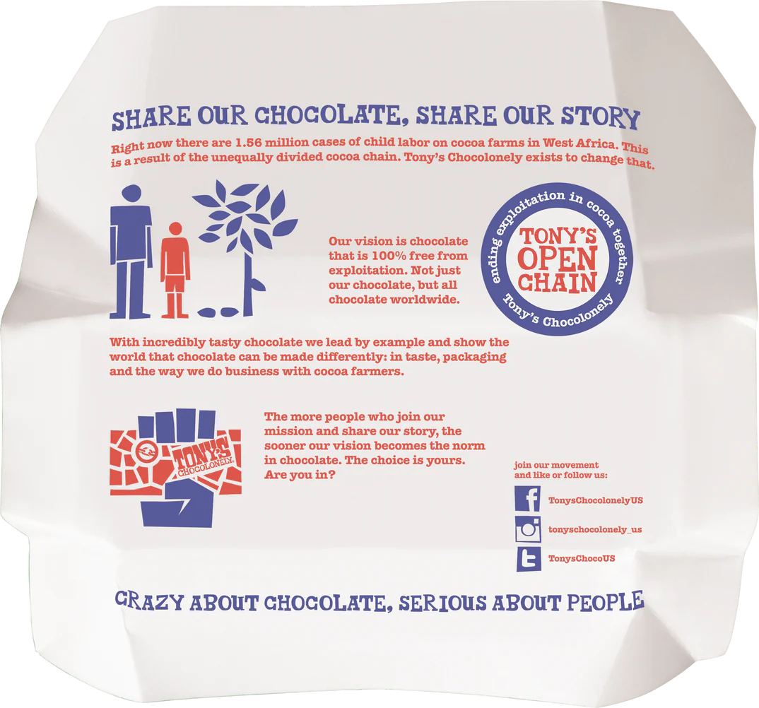 Tony's Chocolonely Dark Milk Pretzel Toffee 42% 180g