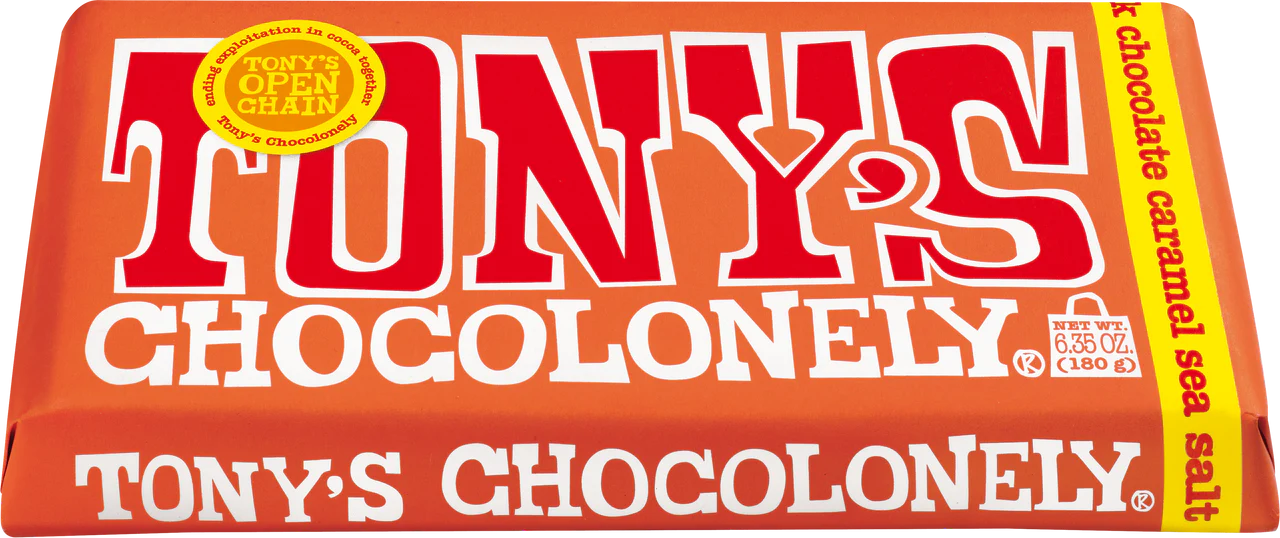 Tony's Chocolonely Milk Caramel Sea Salt 32% 180g