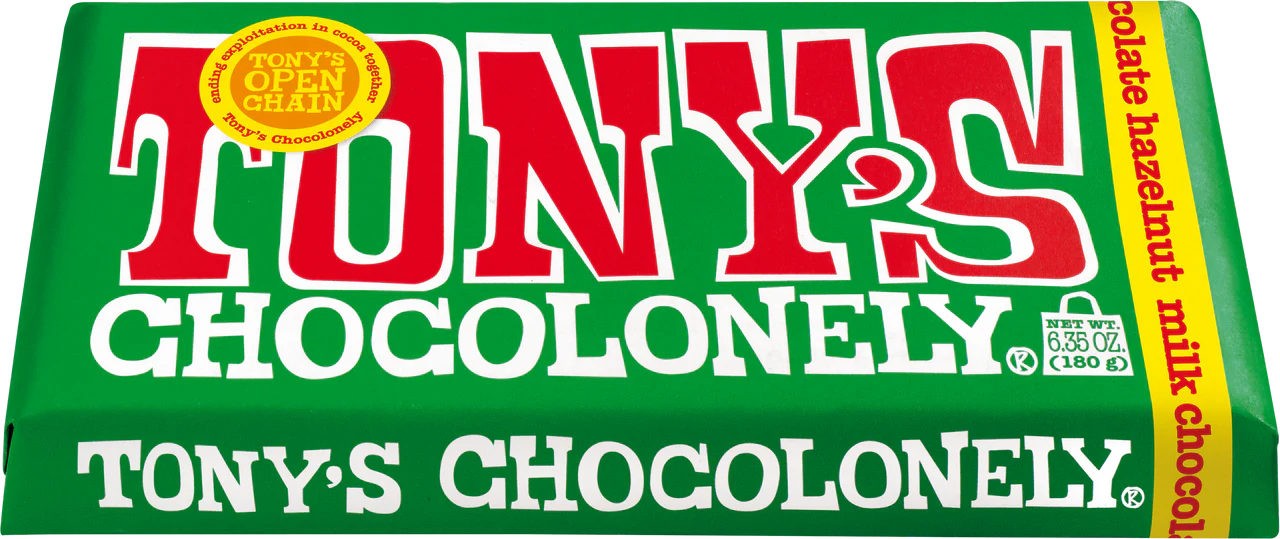 Tony's Chocolonely Milk Hazelnut 32% 180g