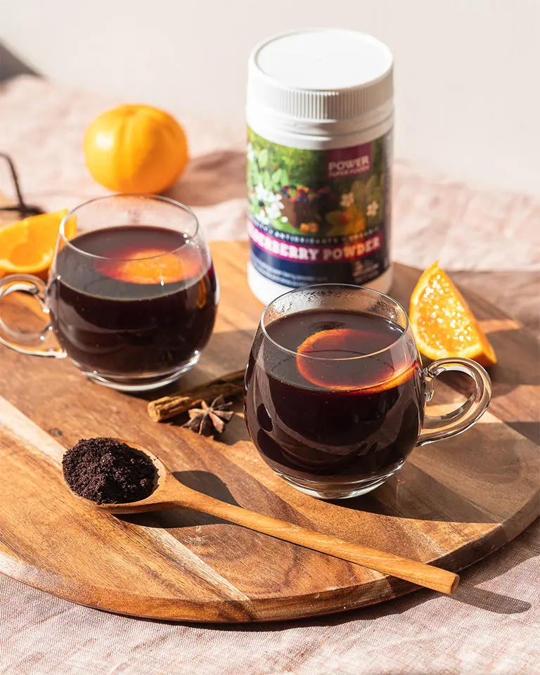 Power Super Foods Elderberry Powder Certified Organic