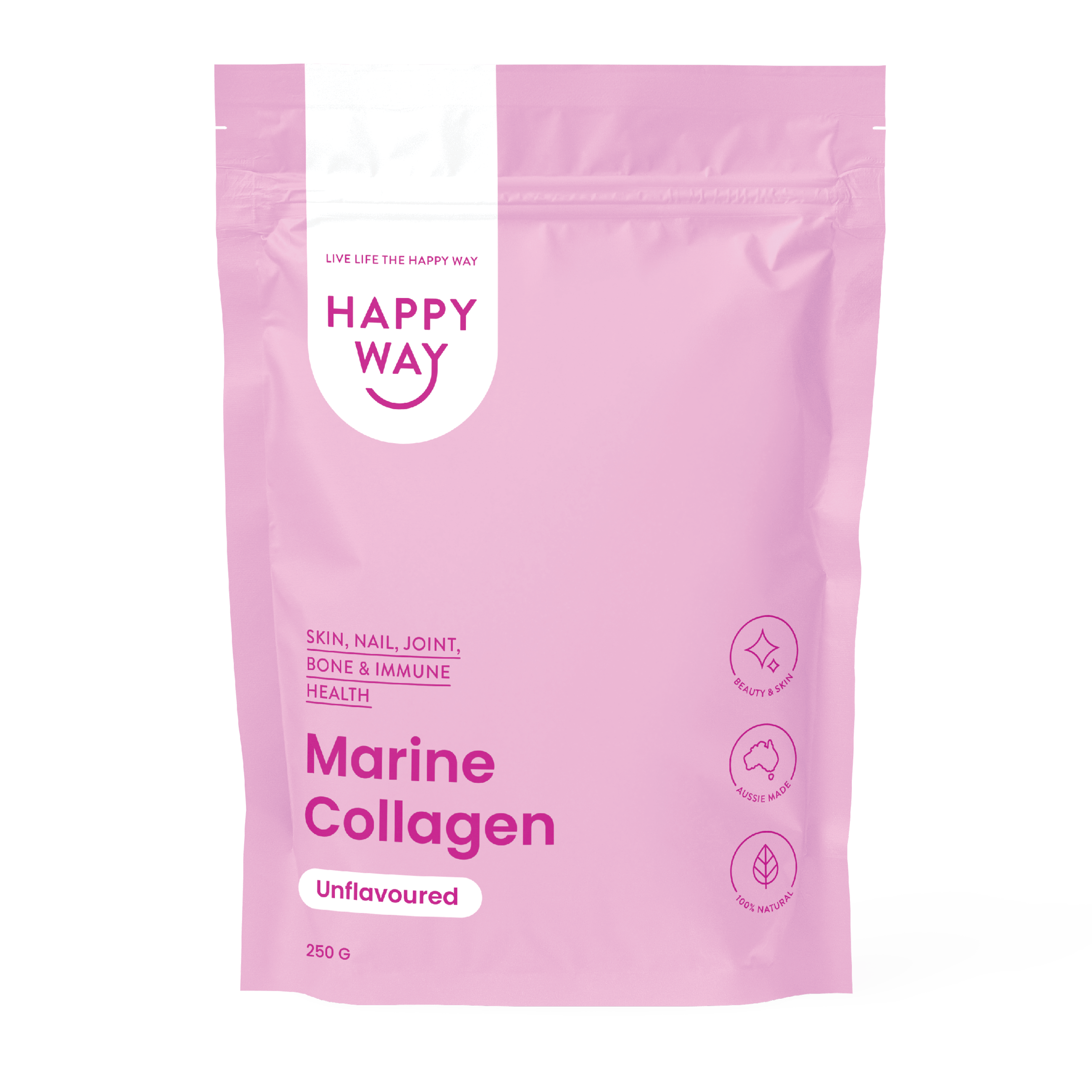 Happy Way Marine Collagen Unflavoured 250g