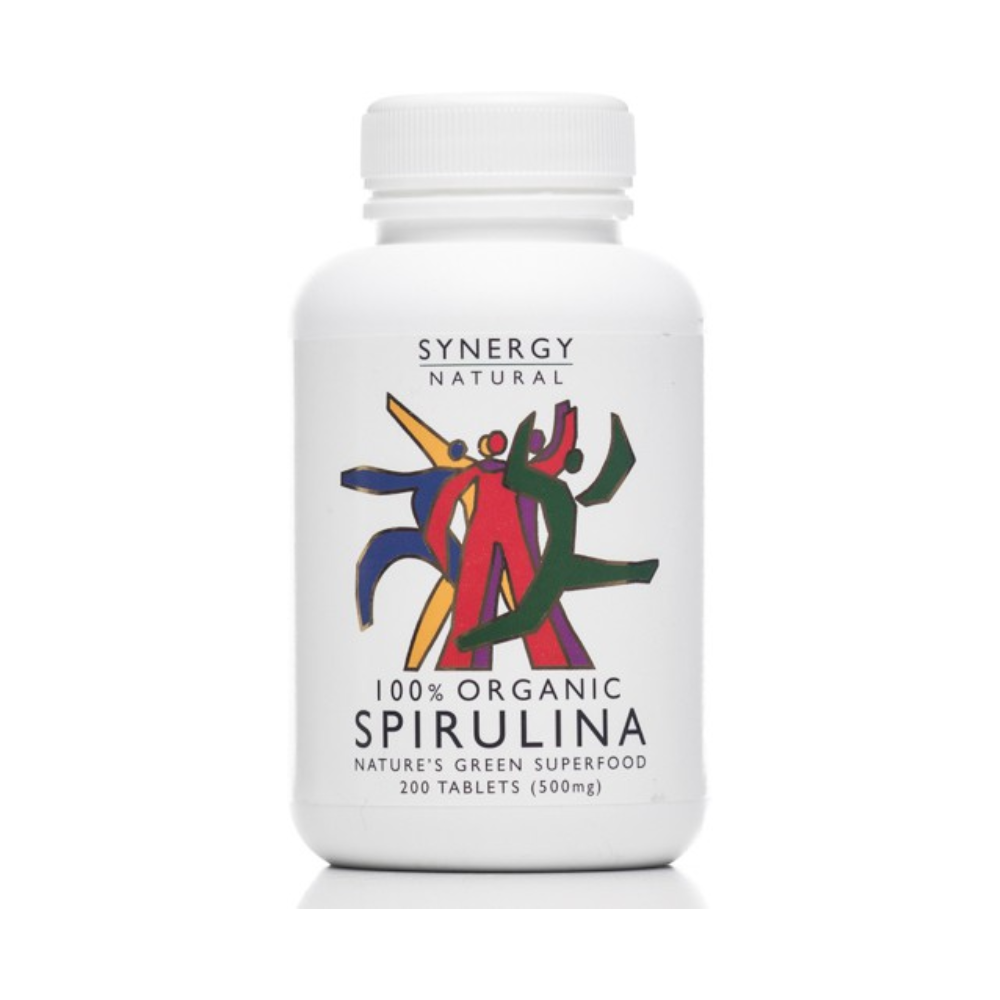 Synergy Natural Organic Spirulina Tablets 500mg