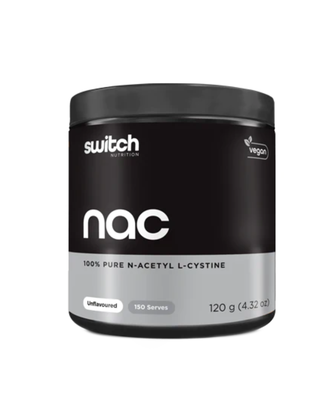 FLASH SALE Switch Nutrition NAC 100% N-Acetyl L-Cystine Unflavoured 120g