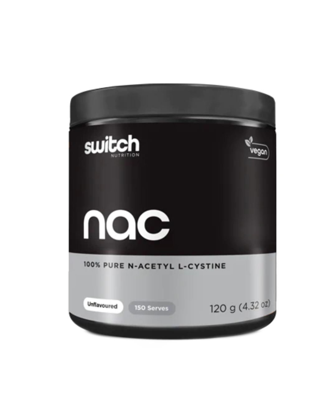 Switch Nutrition NAC 100% N-Acetyl L-Cystine Unflavoured 120g