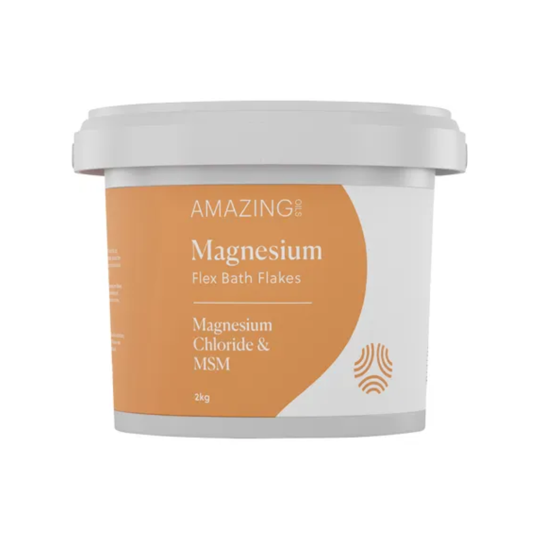 Amazing Oils Magnesium Flex Bath Flakes Magnesium Chloride & MSM