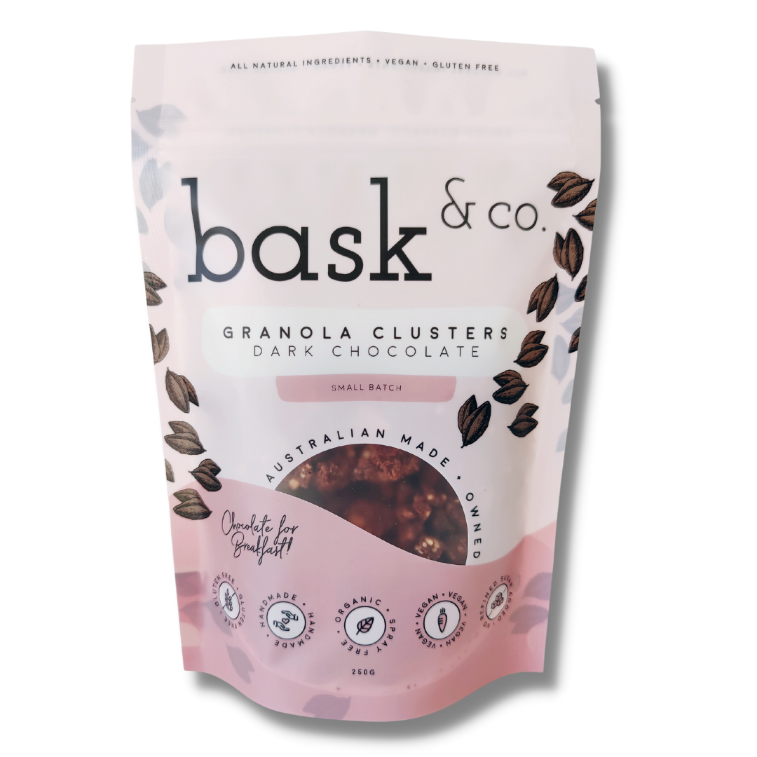 (CLEARANCE) Bask & Co Dark Chocolate Granola